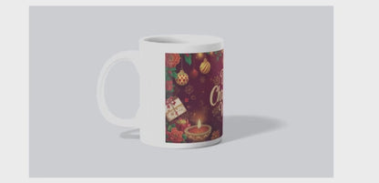 "Desi Christmas Vibes" Printed Mug - version 1