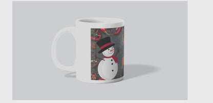 "Snowman Loves Masala" Printed Mug